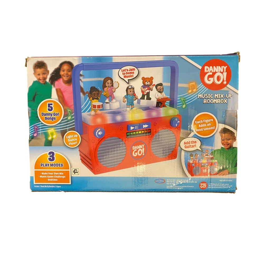 Danny Go! Music Mix-Up Boombox Go-Go! Deluxe Radio with 5 Figures and Songs